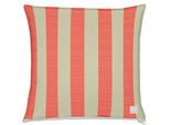 Dekokissen APELT "3967" Gr. 1, rot (koralle, stein, gestreift), B:40cm H:5cm L:60cm, Baumwolle, Dekokissen_Sitzkissen_Kissenhüllen, Kissenhülle mit Füllung, 1 Stück