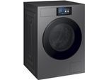 SAMSUNG Waschmaschine "WF90F09C4S", Energieeffizienz: A (A-G), grau, B:60cm H:85cm T:60cm, Waschmaschinen, AI Wash mit automatischer Waschmitteldosierung