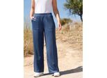 Trainingshose CATAMARAN, Damen, Gr. 24/25, Kurzgrößen, blau (jeansblau), 100% Polyester, unifarben, lang, Hosen Trainingshose