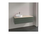 Villeroy und Boch Antao Waschtisch-Unterschrank K22013HL 120x36x50cm, Waschbeckenplattenfarbe botticino, leaf green matt lacquer