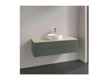 Villeroy und Boch Antao Waschtisch-Unterschrank K21013HL 120x36x50cm, Waschbeckenplattenfarbe botticino, leaf green matt lacquer
