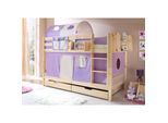 TiCAA Etagenbett "Marcel" Kiefer Natur Classic