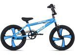 BMX-Rad WYLD "Walley Blau 360 Rotor 2 Pegs Kinder BMX ab 7 Jahre" Gr. 28, blau, schwarz, Fahrräder, Kinder, 28cm, 20 Zoll (50,80cm) hinten: 20 Zoll (50,80cm)