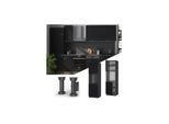 Vicco Vorratsschrank Fame-Line Anthrazit Schwarz gestreift 60 cm 2 Türen