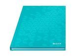Notizbuch Leitz WOW, DIN A5, 80 linierte Blatt, Hardcover-Einband, FSC®-zertifiziert, eisblau