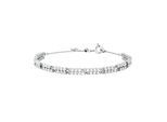 Armband MICHAEL KORS "Schmuck Geschenk Silber 925 Armschmuck PREMIUM", silberfarben, kristallweiß, kristallweiß, Armbänder, Damen, 18,4cm, Silber 925 (Sterlingsilber), Armband, mit Zirkonia (synth.)
