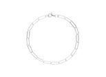 Armband JOBO "Silberarmband Paperclip", silber 925, Armbänder, Damen, 19cm, Silber 925 (Sterlingsilber), Armband, 925 Silber 19 cm