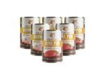 Wildfang Nassfutter Mix 6 x 400g - BARF Qualität