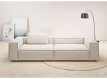 3-Sitzer HOME AFFAIRE "Watertown moderner 3-Sitzer", beige (nature), B:306cm H:68cm T:118cm, 94% Polyester, 6% Nylon, Sofas, extra breites Sofa mit in eleganten Bezügen & großzügiger Sitzfläche