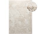 Hochflor-Teppich HOMIE LIVING "Matteo HL-0961", beige (beige, beige), B:120cm H:50mm L:170cm, Polyester, Teppiche, 100% recyceltem PET, Langflor, Shaggy, Wohnzimmer