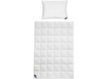 Billerbeck Bettenset Feelings , Weiß , Textil , Füllung: Faserbällchen , 135x200 cm , für Hausstauballergiker geeignet, feuchtigkeitsregulierend, weich und anschmiegsam , Heimtextilien, Kopfpolster & Bettdecken, Bettensets
