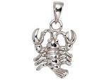 Sternzeichenanhänger JOBO "Anhänger Sternzeichen", silber 925, Schmuckanhänger, Damen, Krebs, Silber 925 (Sterlingsilber), 925 Silber rhodiniert