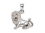 Sternzeichenanhänger JOBO "Anhänger Sternzeichen", silber 925, Schmuckanhänger, Damen, Löwe, Silber 925 (Sterlingsilber), 925 Silber rhodiniert