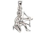 Sternzeichenanhänger JOBO "Anhänger Sternzeichen", silber 925, Schmuckanhänger, Damen, Schütze, Silber 925 (Sterlingsilber), 925 Silber rhodiniert
