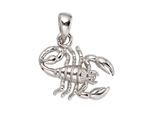 Sternzeichenanhänger JOBO "Anhänger Sternzeichen", silber 925, Schmuckanhänger, Damen, Skorpion, Silber 925 (Sterlingsilber), 925 Silber rhodiniert
