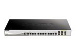 D-Link DXS-1210-16TC/E, 16-Port Smart Managed 10G Switch 2x SFP+ 2x Combo