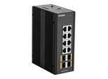 D-Link DIS-300G-12SW, 12 Port Layer2 Managed Gigabit Industrial Switch