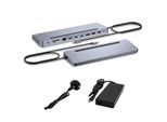 I-TEC USB-C Metal Ergonomic Docking Station mit Power Delivery 100W