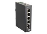 D-Link DIS-100E-5W, 5-Port Unmanaged Layer2 Fast Ethernet Industrial Switch
