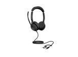 Jabra Evolve2 50 MS Stereo kabelgebundenes Headset, USB-C, USB-A