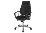 Bürostuhl Unni SY Deluxe sw, Gestell chrom