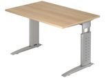 HAMMERBACHER höhenverstellbarer Schreibtisch VUS12/E/S eiche