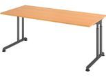 HAMMERBACHER höhenverstellbarer Schreibtisch VZS19/6/G buche