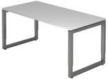HAMMERBACHER höhenverstellbarer Schreibtisch VRS16/5/G lichtgrau