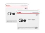 Canon Original Toner 039H Doppelpack schwarz (OP0288C001)