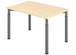 HAMMERBACHER höhenverstellbarer Schreibtisch VYS12/3/G ahorn