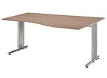 HAMMERBACHER Schreibtisch VNS18/N/S nussbaum