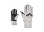 Multisporthandschuhe ZIENER "KARION-Z AS glove lady", Damen, Gr. 7, light mélange, Materialmix, Handschuhe