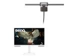 BenQ EW3290U Monitor 80 cm (31.5 Zoll) + BenQ Screenbar Halo 2 - LED-Monitorlampe schwarz