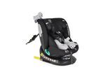 Moni Kindersitz Serengeti i-Size (40-150cm) Isofix, Kuscheltier, Nackenkissen schwarz