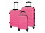 3-tlg. Trolley-Set "Havanna 2.0", pink