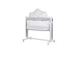 Chipolino Babywiege elektrisch Ultima Beistellbett Schaukelfunktion Musik Timer grau