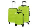 3-tlg. Trolley-Set "Havanna 2.0", hellgrün