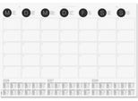 Sigel Papier-Schreibunterlage, Monatsplan, grau, ca. A2, Kalender 2026/2027/2028, DE/EN/FR/NL, 12 Blatt