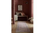 Teppich FLAIR RUGS "Windsor", rosa, B:60cm H:4mm L:230cm, Kunstfaser, Teppiche, Teppich, Waschbarer Teppich