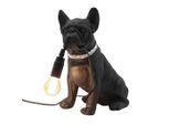 Ambia Home Tischleuchte, Schwarz, Kunststoff, Hund,Hund, Tierform,Tierform, 25x29x15 cm, Bsci, CE, Schnurschalter, Lampen & Leuchten, Innenbeleuchtung, Tischlampen, Tischlampen