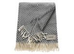 Schöner Wohnen Plaid Tebas, Dunkelgrau, Beige, Textil, Graphik, 140x200 cm, Fransen, Wohntextilien, Decken, Plaids