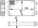 MAHLE Wärmetauscher, Innenraumheizung ah138000p für Vaughall NISSAN RENAULT TRUCKS