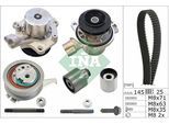 INA Wasserpumpe + Zahnriemensatz 530069931 für VW Skoda