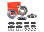 BREMBO Bremsensatz, Scheibenbremse Bremsensatz-Vorn und Hinten sg00000e4b Hinterachse innenbelüftet 324mm 28mm für KIA HYUNDAI HAVAL