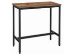 Boxxx Bartisch, Braun, Schwarz, Metall, Holzwerkstoff, teilmassiv, 40x90x100 cm, Esszimmer, Esstische, Stehtische