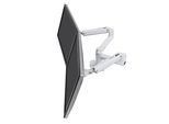 Ergotron LX Dual Monitorarm für zwei Monitore bis 68,58 cm 27 Zoll nebeneinander Tischhalterung weiß