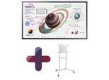 Samsung Flip Pro WM65B Flipchart 165 cm 65 Zoll + Peerless TRVT-FLIP2 mobiler Rollwagen