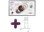 Samsung Flip Pro WM65B Flipchart 165 cm 65 Zoll inkl. Neomounts NS-M1250 Rollwagen rotierbar