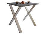 VCM Premium Holz Esstisch H. 76 x B. 80 x T. 80 cm Küchentisch Speisetisch Tisch Xona X