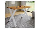 VCM Premium Holz Esstisch H. 76 x B. 110 x T. 80 cm Küchentisch Speisetisch Tisch Xona X